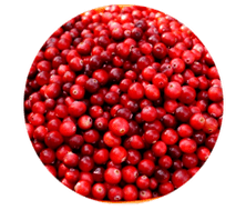 Τα φρούτα Lingonberry περιέχονται σε κάψουλες προσταμίνης, ανακουφίζουν από το πρήξιμο
